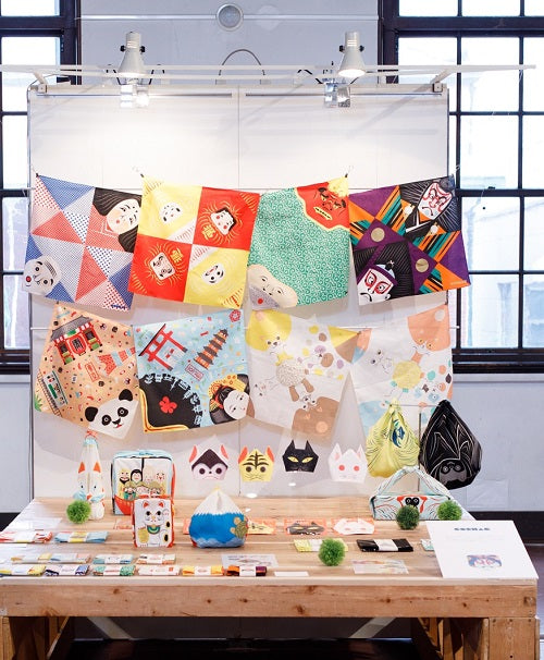 How do you display Furoshiki in your store