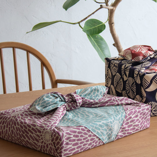 100 Isa monyo Reversible | Chrysanthemum Purple/Blue