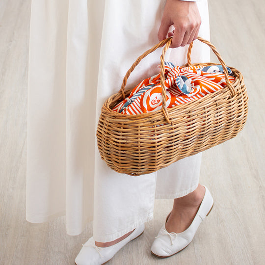 100 Isa monyo Reversible | Camellia Orange/Blue