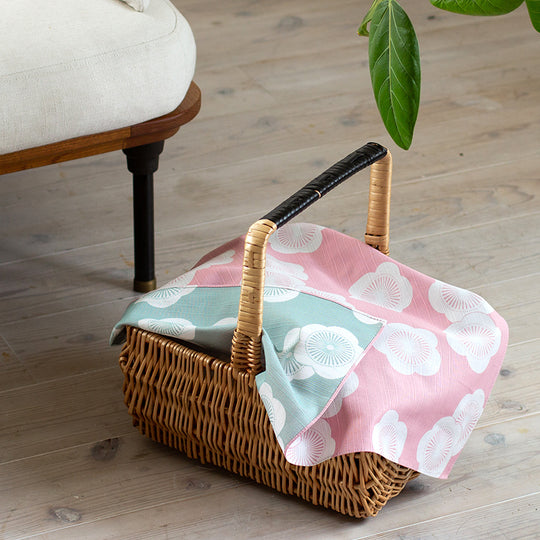 48 Isa monyo Reversible | Japanese Apricot Baby Pink/Mint