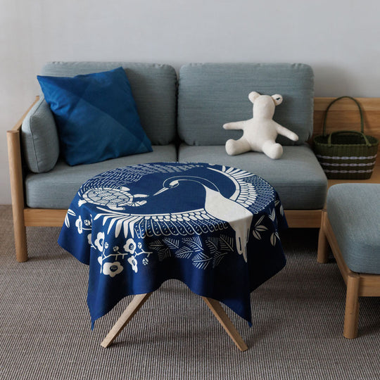 100 Natural Indigo Dye kata kata Musubi | Crane and Turtle Dark Indigo