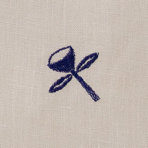 50 minä perhonen Linen Embroidery angel Light Gray