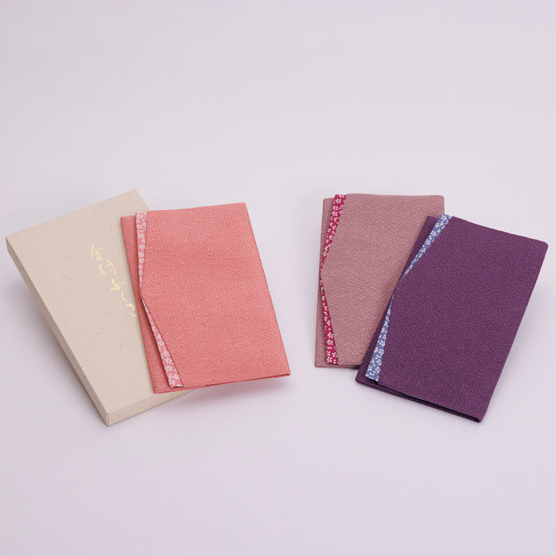 Chirimen Sakura Pattern Gift Envelope Fukusa | Pink