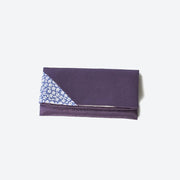 Chirimen Sakura Pattern Buddhist Rosary Case | Purple