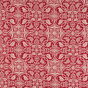 120 Shosoin Cotton Jacquard	Grape-patterned Arabesque Red