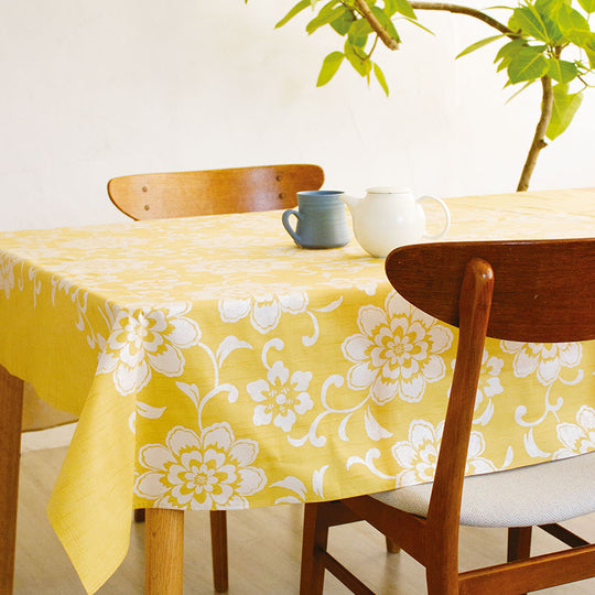 150 Kimono-tsutsumi | Flower Arabesque Mustard