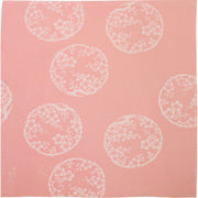 45 KARACHO Soie Chirimen Yuzen Teinture | Abricot Japonais Rose Clair