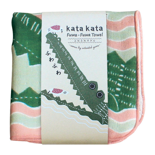 kata kata Fluffy Towel | Crocodile Pink