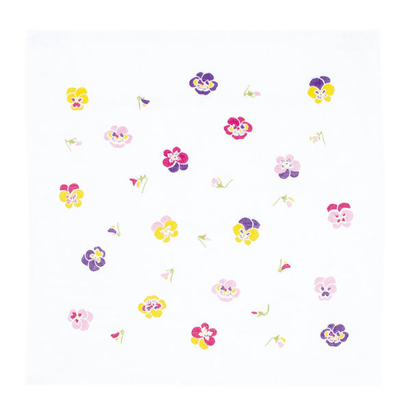 Gauze Handkerchief | Pansy Multi
