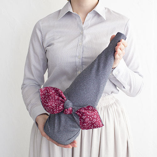 90 Polyester Amunzen Reversible | Fine Sharkskin Pattern/Sakura Moss Green/Bordeaux