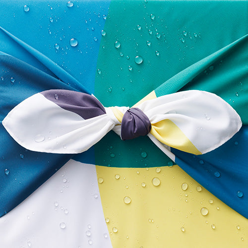 100 Water-repellent Re-Free | Circle blue