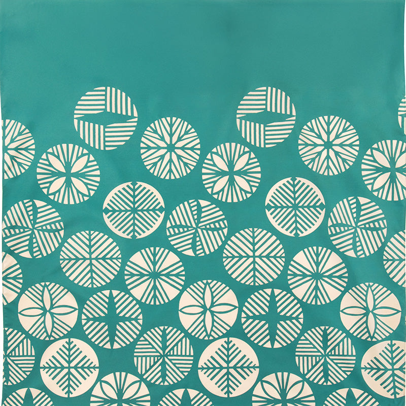 100 Water-repellent recycle  Reversible | Isa monyo Pine Blue Green/Dark Blue Gray