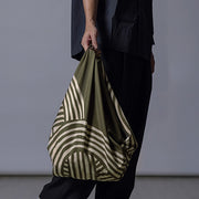100 Water-repellent recycle  Reversible | Isa monyo Knot Black/Khaki