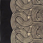 100 Water-repellent recycle  Reversible | Isa monyo Knot Black/Khaki