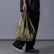 100 Water-repellent recycle  Reversible | Isa monyo Knot Black/Khaki