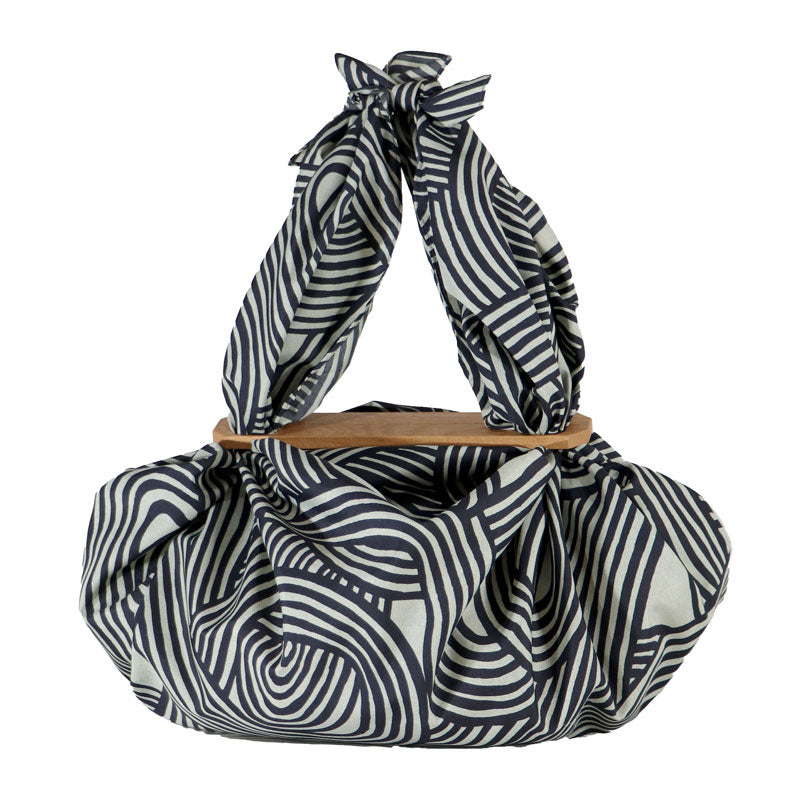 Furoshiki Patchin Bag L Water-repellent | Knot Khaki – Musubi