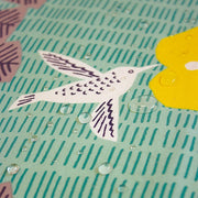 100 Water-repellent Re-Free | kata kata Hummingbird Green