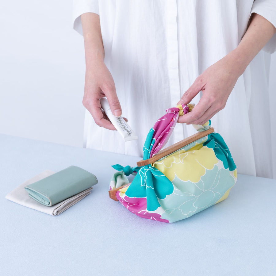 50 Hime Musubi Adeline Klam | Peony Turquoise Pink