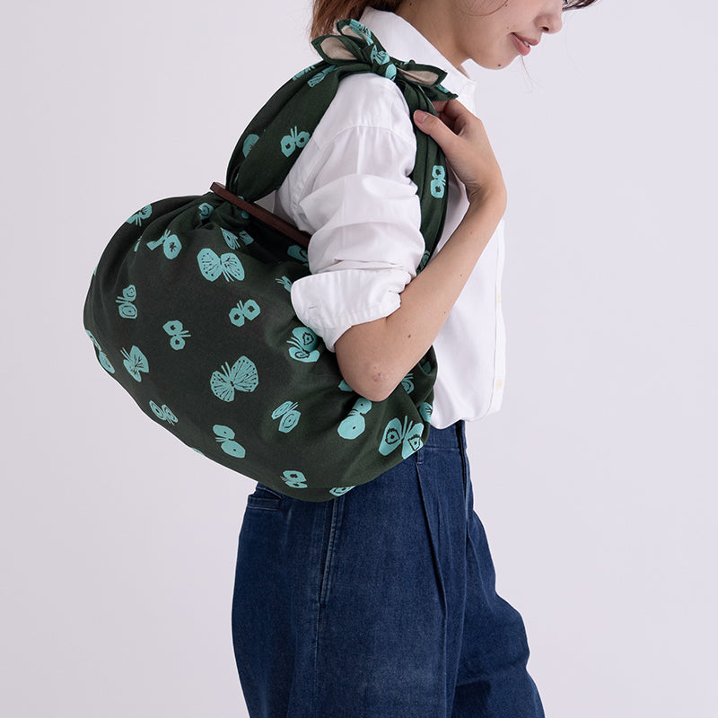 福袋セール 100 minä perhonen Reversible | hana hane Dark green/Beige カットソー(長袖/七分)