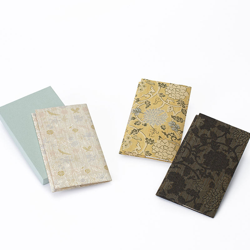 Kyonishiki Gift Envelope Fukusa | Flower Arabesque Gray – Musubi