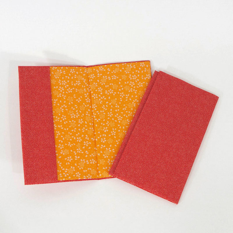 Fine Sharkskin Pattern Fukusa Fine Sharkskin Pattern/Sakura | Red/Yell ...