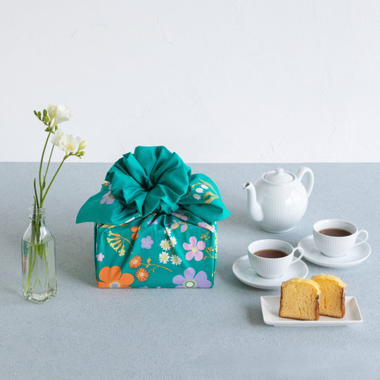 100 Hime Musubi Adeline Klam | Flower Garden Peacock Green