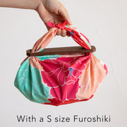 Furoshiki Patchin mini | Black Walnut for 45-70cm/17.7-27.6in furoshiki