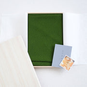 45 Silk Uzura-Chirimen | Solid Color Green