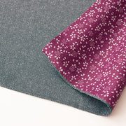 90 Polyester Amunzen Reversible | Fine Sharkskin Pattern/Sakura Moss Green/Bordeaux