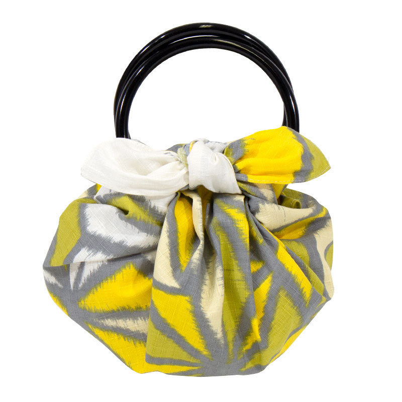 NEW 70 Modern-girl avec des anneaux de sac Furoshiki | Vert Feuille