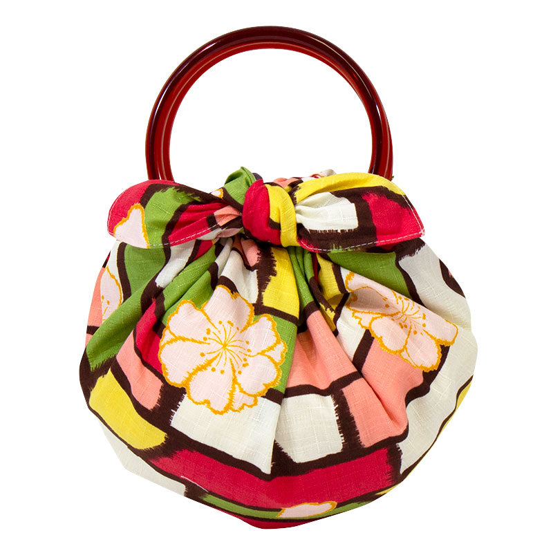 NEW 70 Modern-girl with Furoshiki Bag Rings | Sakura Multi