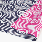 48 Isa monyo Reversible | Camellia Navy Blue/Rose Pink