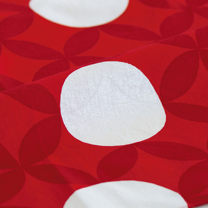 麺包み① 70 Hare Tsutsumi Seven Treasures Pattern Red – Musubi