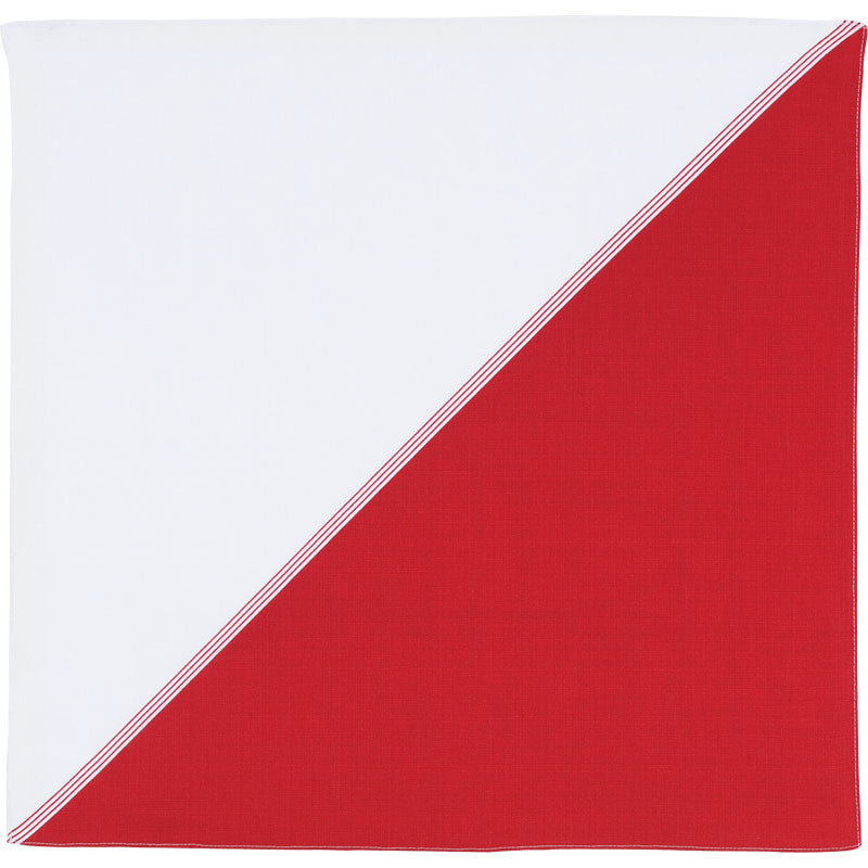 50 Hare tsutsumi | Diagonal Bicolor Red