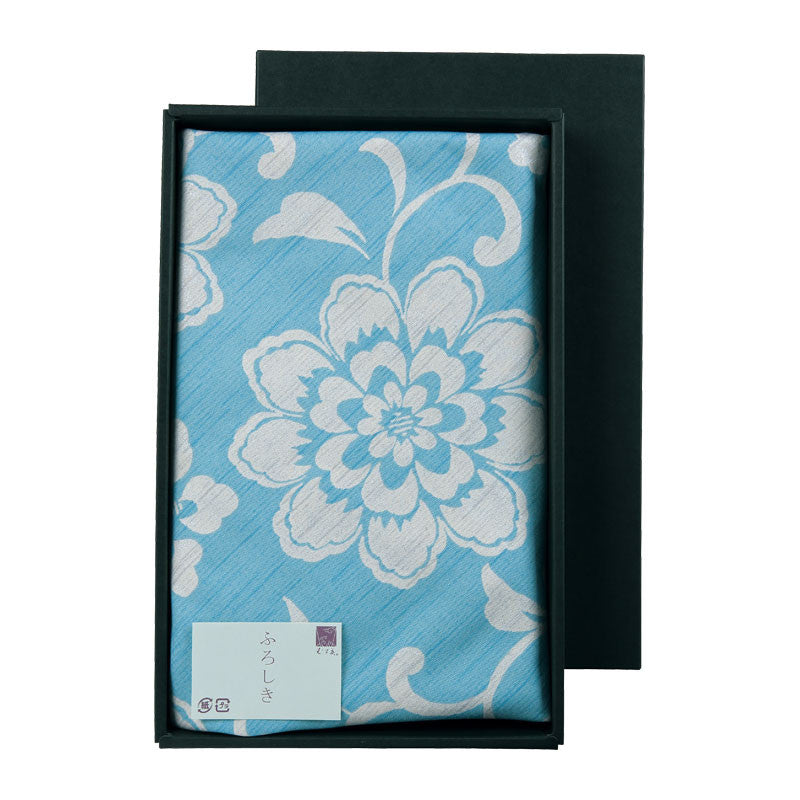 150 Kimono-tsutsumi | Fleur Arabesque Bleu Clair