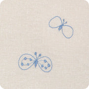 100 mina perhonen Linen Embroidery L | Chou Cho Light Gray