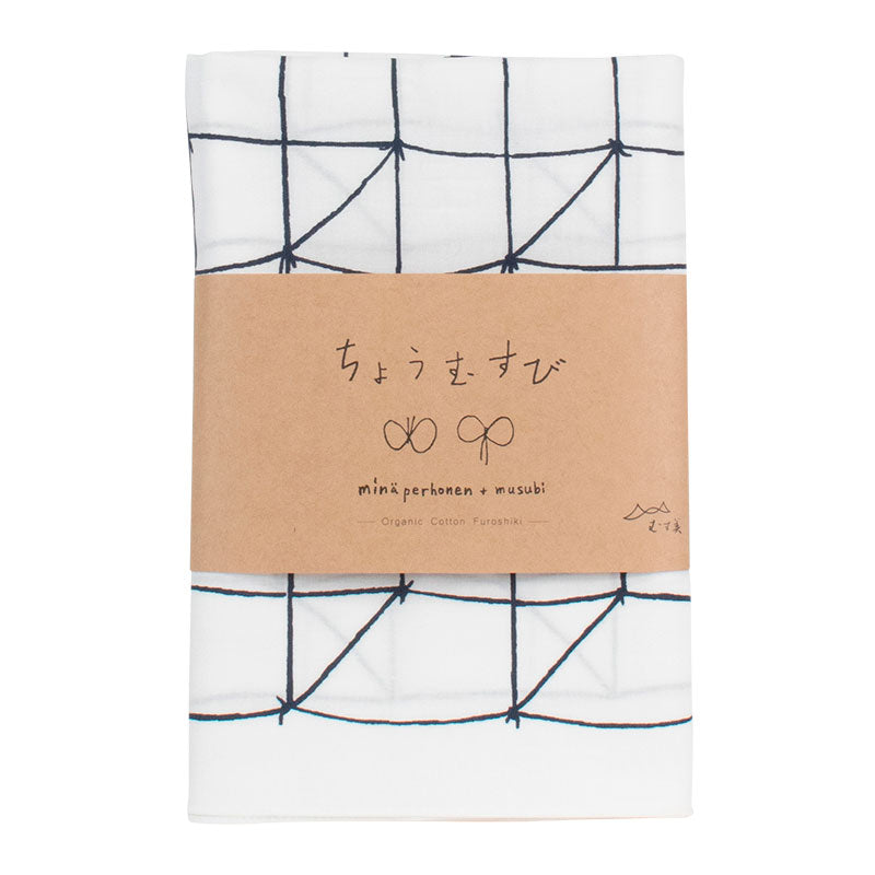100 mina perhonen coton biologique | blanc tsutsumu