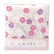 Yumeji Takehisa Tea Towel | Japanese Apricot Purple