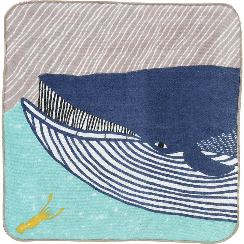 kata kata Fluffy Towel | Whale Blue
