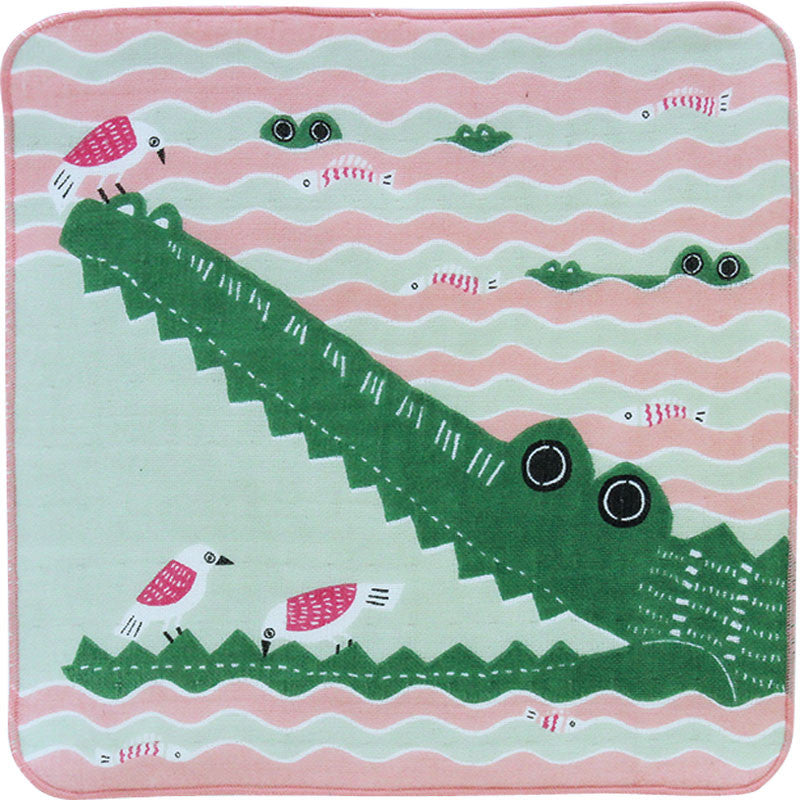 kata kata Fluffy Towel | Crocodile Pink