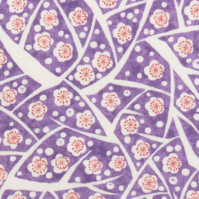 Yumeji Takehisa Gauze Pile Handkerchief | Japanese Apricot Purple